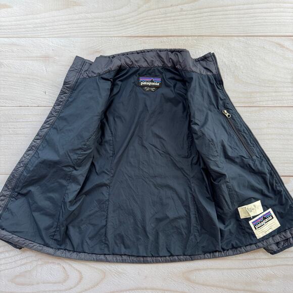 Patagonia Kids Nano Puff Primaloft Jacket Size M (10) Diamond Quilted Navy Blue - Picture 7 of 11